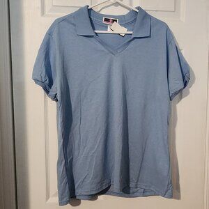 Women's Blue Golf Shirt, Jerzees, Size XL, NWT